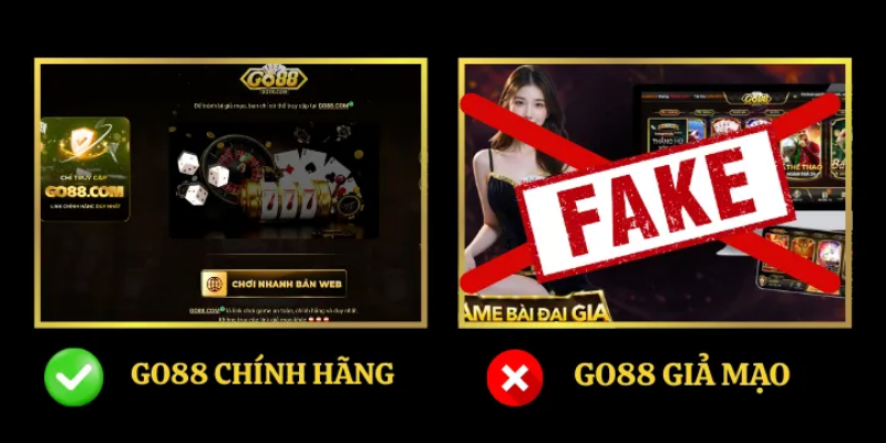 XỬ LÝ KHI BỊ GO88 GIẢ MẠO LỪA ĐẢO 3 Phan Biet Go88 Chinh Hang
